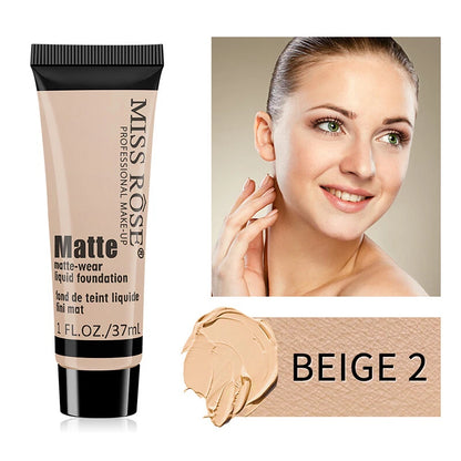 Miss Rose Matte Liquid Foundation Tube
